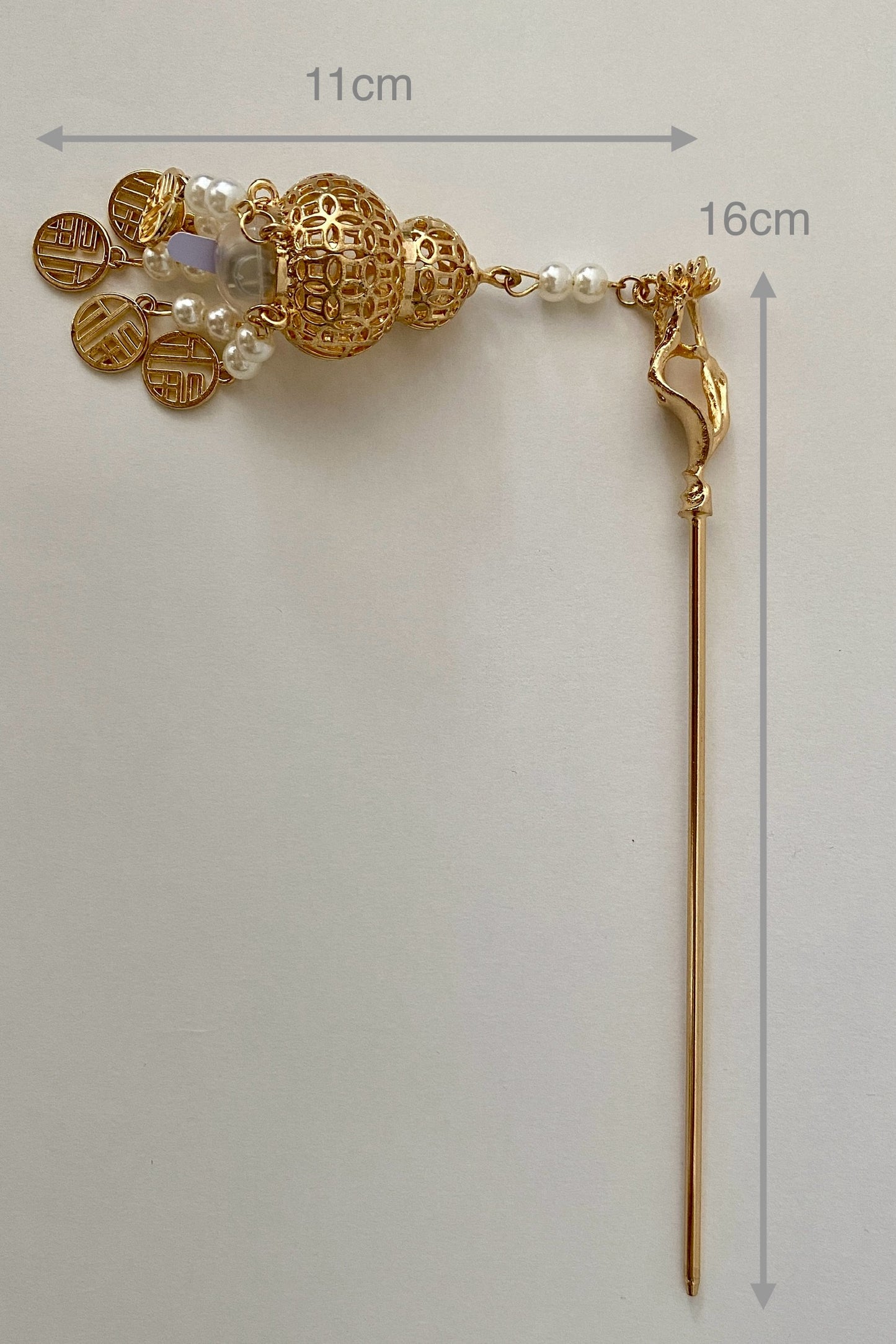 Épingle à cheveux avec lumière LED - Lanterne en gourde - HanWen Shop