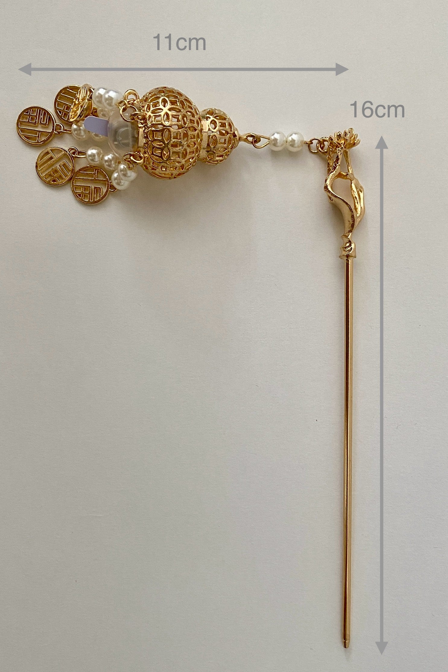 Épingle à cheveux avec lumière LED - Lanterne en gourde - HanWen Shop