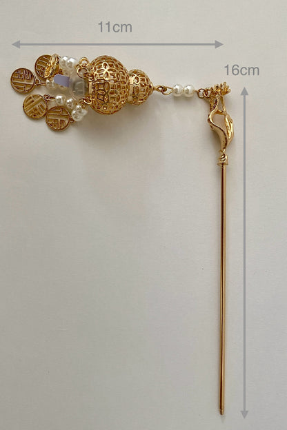 Épingle à cheveux avec lumière LED - Lanterne en gourde - HanWen Shop