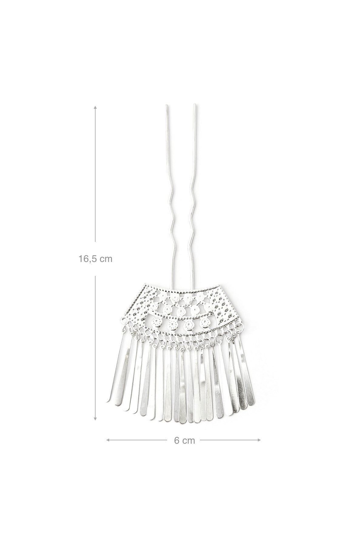 Épingle à cheveux en ondulée U - L'ethnie Miao - HanWen Shop