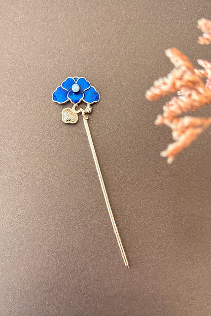 Épingles à cheveux en émail bleu - HanWen Shop