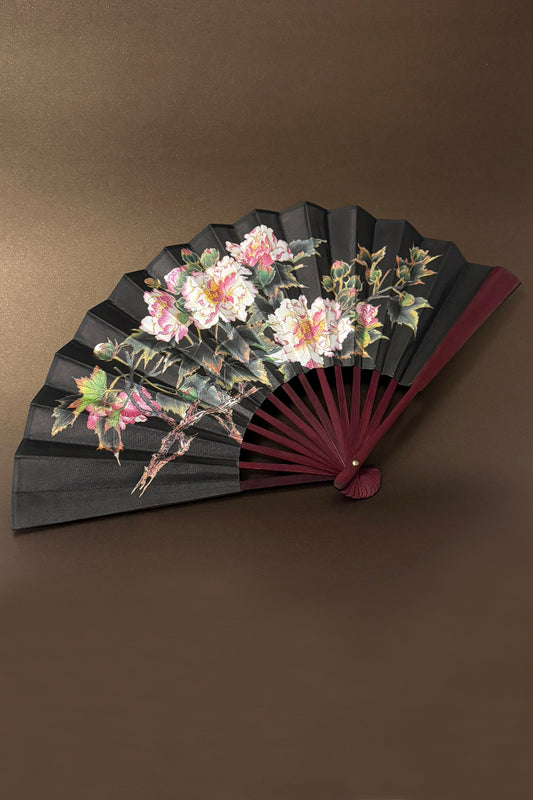 Éventail pliant de taille moyen - Collection classique - HanWen Shop