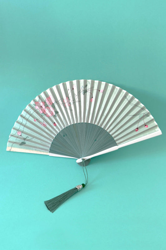 Éventail pliant de taille petite - Collection morandi - HanWen Shop