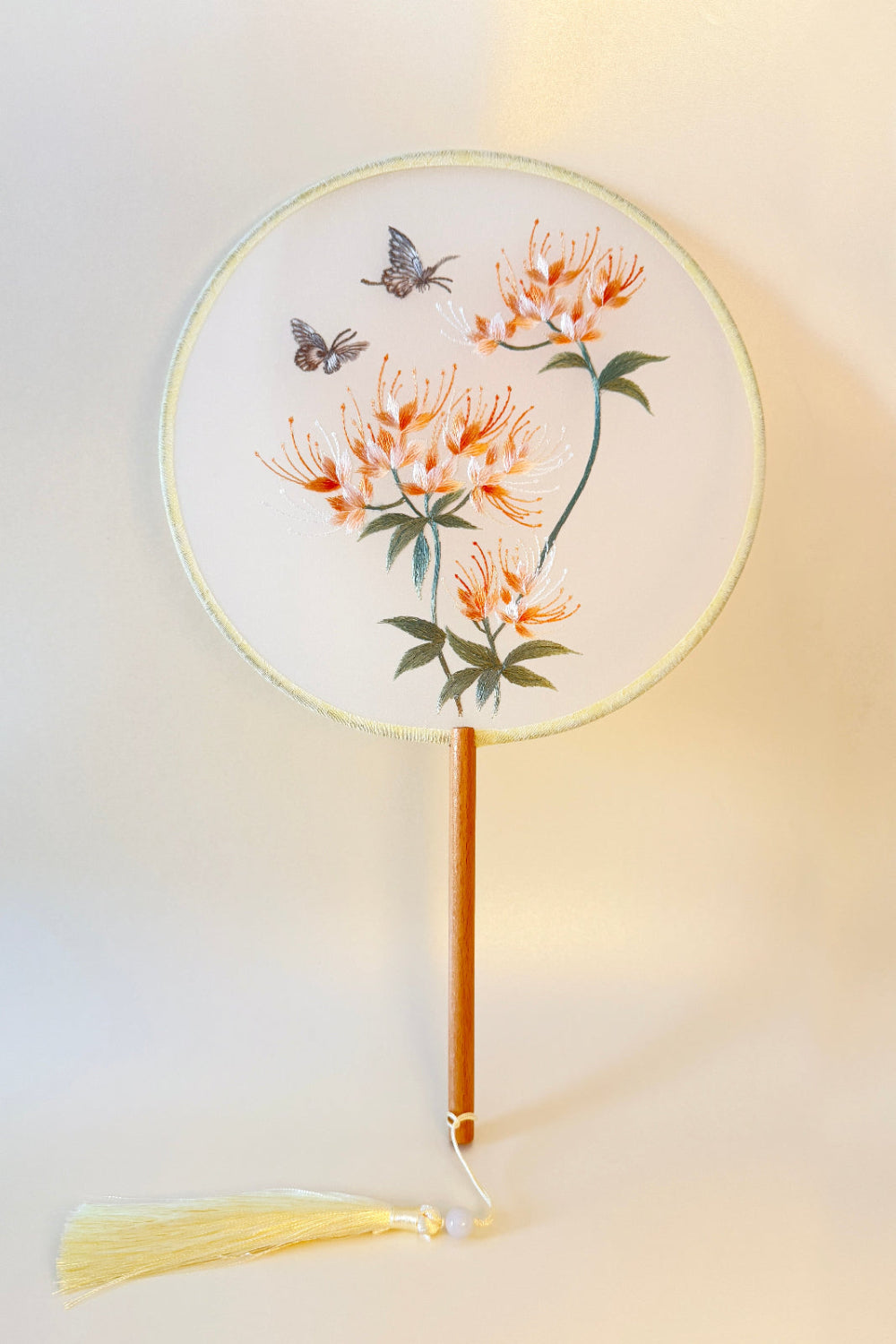 Éventail de soie - En rond - HanWen Shop