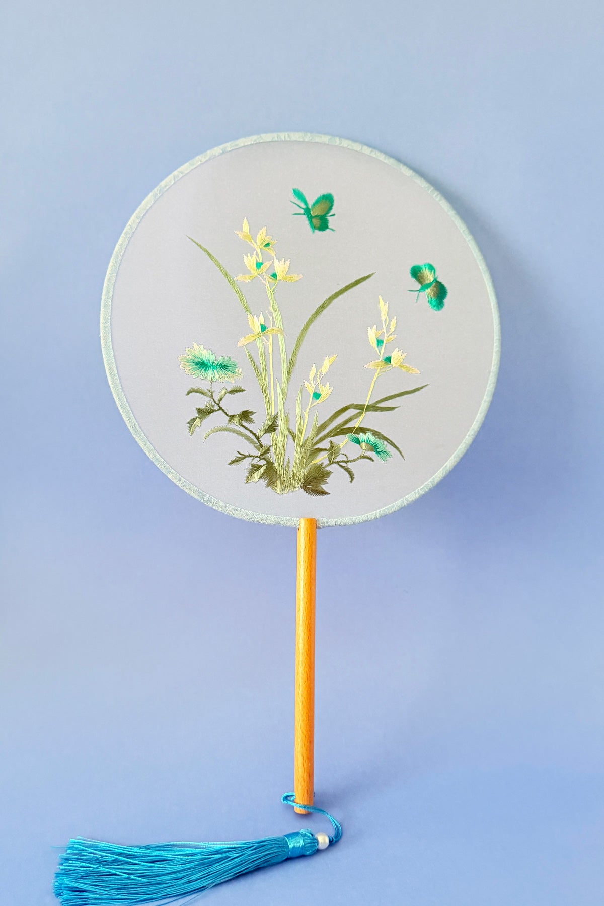 Éventail de soie - En rond - HanWen Shop