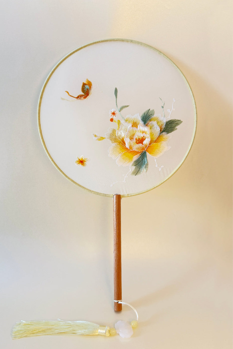 Éventail de soie - En rond - HanWen Shop