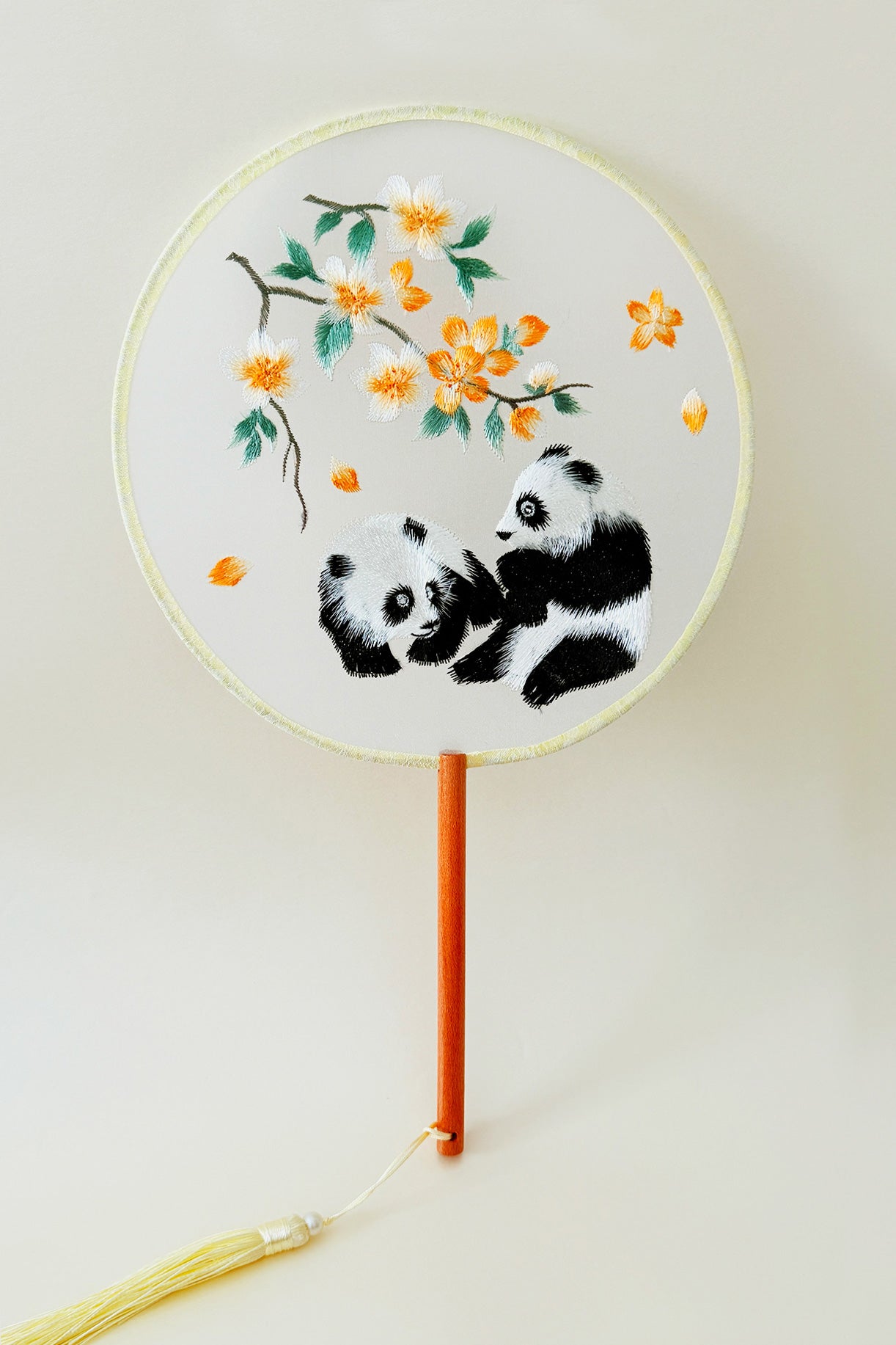 Éventail de soie - En rond - HanWen Shop