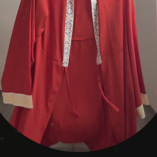 Ensemble Hanfu de la période des Royaumes Combattants 战国 - "Shenming" - HanWen Shop