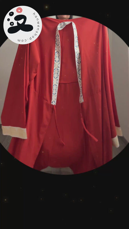 Ensemble Hanfu de la période des Royaumes Combattants 战国 - "Shenming" - HanWen Shop