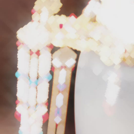 Couronne royale chinoise - Phénix doré avec pendentif de perles - HanWen Shop